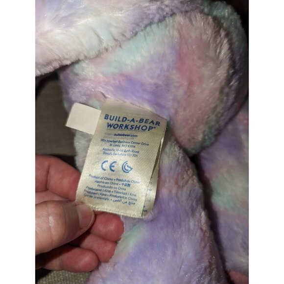 Build-A-Bear Workshop Buddies Multicolor Pastel Sherbert Cat - Picture 4 of 5